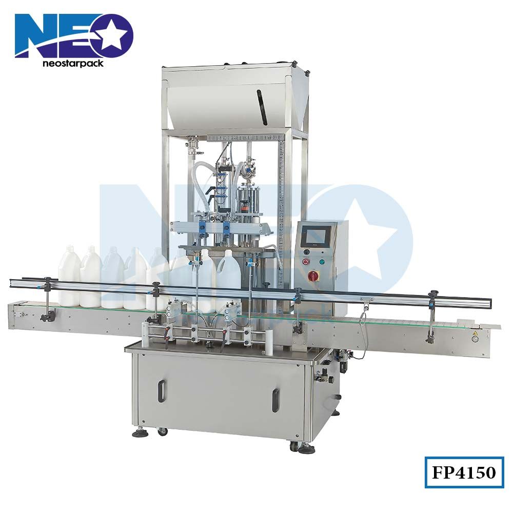 Automatic Piston Liquid Filling Machine 2 heads piston liquid filling
